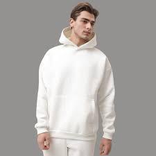 Sweat à capuche d'hiver personnalisé pour homme - Streetwear - Haute qualité - 100% coton molletonné - Design uni brodé avec impression numérique - Product Image 2
