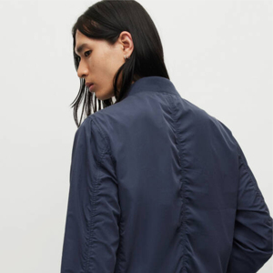 Men's Coated Quilted <b>Slim</b> <b>Fit</b> Lightweight Winter Bomber <b>Jacket</b> with Stand Collar Full Zip Breathable & Front Logo - Product Image 6