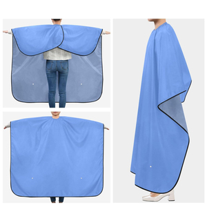 Cape de barbier avec manches, qualité supérieure, logo personnalisé - Product Image 4