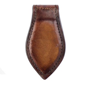 Custom Logo Minimalist Genuine Leather Slim <b>RFID</b> <b>Blocking</b> High Quality Money Clip <b>Wallet</b> with Strong Magnetic Closure for Men - Product Image 5