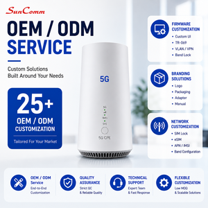 Routeur CPE 5G OpenWRT Wi-Fi 6E Pare-feu VPN WireGuard Connectivité multi-appareils 3GPP Rel-15 SunComm SC-5003-5GR - Product Image 5