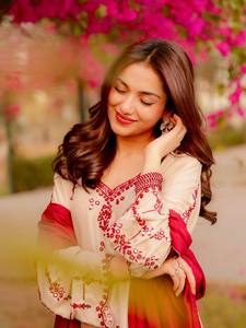 Conjunto de Kurta Tradicional Indio-Pakistaní para Mujer con Dupatta, Algodón Bordado, Largo hasta el Tobillo, Corte Holgado, Atuendo Casual de Primavera - Product Image 2