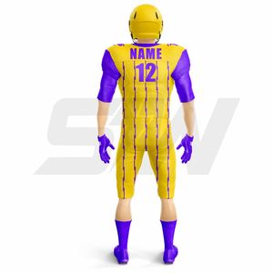 Meilleur prix pour uniforme de football américain par sublimation, vêtements de sport personnalisés, fabricant de kits de maillots, service OEM, kit de football américain - Product Image 2