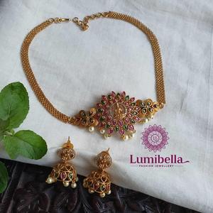 Fashion Jewelry Set Kemp Lakshmi Choker - Product Image 1