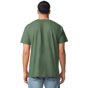 เสื้อยืดผู้ชายสีเขียวอ่อน ผ้าฝ้าย นุ่ม ระบายอากาศดี คอกลม แขนสั้น สวมใส่สบาย เหมาะสำหรับใส่ทุกวัน แบบสั่งทำ - Product Image 2