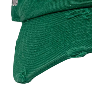 AKA Green Hat Pink Embroidered Letter Baseball <b>Cap</b> Adjustable Cotton Headwear Casual Fashion <b>Vintage</b> Style <b>Cap</b> for Men Women Out - Product Image 2