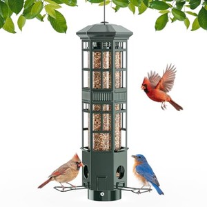 Torre de Alimentación para Pájaros de Acero y Madera de Acacia al por Mayor |   Comederos Industriales para Jardín en India - Product Image 6