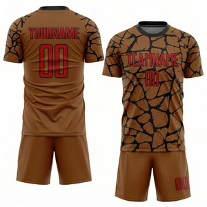 Maillots de football respirants de haute qualité, personnalisables par sublimation, 100 % polyester, uniforme de football unisexe - Product Image 6