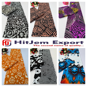 Tissu en coton imprimé africain de qualité supérieure pour robes, vêtements de mode et fabrication OEM - Product Image 3