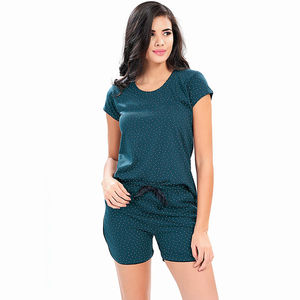 Conjunto de Dos Piezas de Algodón Casual de Verano para Mujer, Diseño Moderno, Transpirable, Color Sólido, Logotipo Personalizado, Conjuntos Femeninos Personalizados - Product Image 1