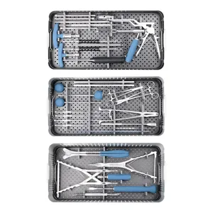 Ensemble complet d'extracteurs lombaires Koros Blackbelt, instruments en acier inoxydable de qualité supérieure, pour chirurgie de la colonne vertébrale, alimentation manuelle - Product Image 2