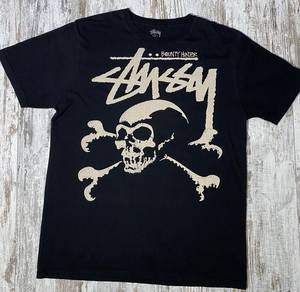 Camiseta de manga corta gris para hombre Stssy con estampado de monopatín en la espalda, estilo streetwear, cuello redondo, corte regular, jersey de algodón - Product Image 6
