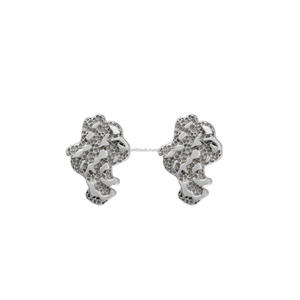 Boucles d'oreilles en argent sterling 925 de qualité supérieure, bijoux classiques élégants et étincelants pour femmes - Product Image 1