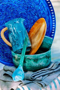 Carafe en résine de luxe, finition marbrée artistique, élégante, écologique, sans BPA, passe au lave-vaisselle, pour boissons, utilisation à la maison, au restaurant, au café - Product Image 4