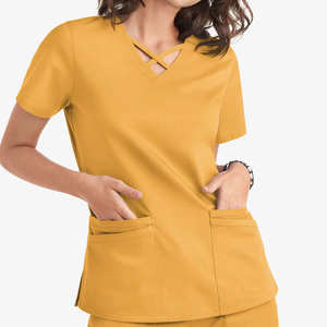 Blouses médicales à manches courtes pour cliniques et hôpitaux – Vente en gros - Product Image 4