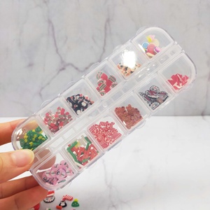 Tranches de Noël mignonnes et colorées en pâte polymère – Accessoires miniatures assortis pour maison de poupée, pour travaux manuels, à partir de 14 ans - Product Image 2