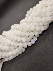 Cuentas de Piedra Lunar Arcoíris Natural en Forma Redonda, Hilo de 16 Pulgadas, Fabricante, Proveedor, Venta al por Mayor para la Fabricación de Joyería - Product Image 4