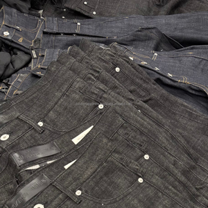 Custom High Quality Vintage Selvedge Denim Jeans for Men Streetwear Utility Solid Hip Hop Straight Fit Rivet Embroidered Winter - Product Image 3
