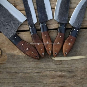 Ensemble de 5 couteaux de chef professionnels de style japonais en acier, écologiques, avec logo personnalisé, pour cuisine - Vente chaude - Product Image 1