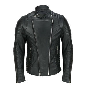 Chaqueta de Cuero de Piel de Oveja Genuina para Hombre, Diseño Formal de Alta Calidad, Cuello Alto, Ecológica, para Invierno, Nueva Llegada - Product Image 6