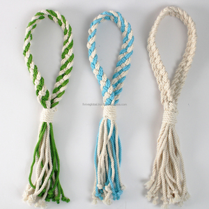Pet Supply <b>Dog</b> Loop Tug Toy, Strengthen Jaw Muscles With Chewing, Durable Braided Rope With Single Loop, <b>Christmas</b> <b>Gift</b> For <b>Dogs</b> - Product Image 1