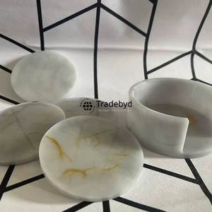 Luxury Artisan Handmade Resin <b>Coasters</b> 4X4 Inches Square Customizable Colors & Logo <b>Drink</b> <b>Coaster</b> Set Tradebyd - Product Image 5