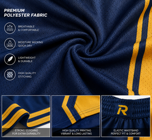 Ensemble d'uniformes de basketball personnalisés OEM ODM sublimés pour hommes, maillot et short de basketball en polyester à séchage rapide, fabricant en gros - Product Image 5