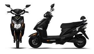 NK E BIKES GTR Plus Electric Scooter Black Engtian Electric Bike PLC Ltd 40 to 50 km Range App Connectivity - Product Image 2