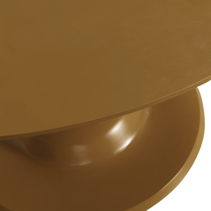 Table de salle à manger nordique en bois de manguier massif, design accrocheur, forme ronde, avec base sur pied décorée, options multicolores - Product Image 4