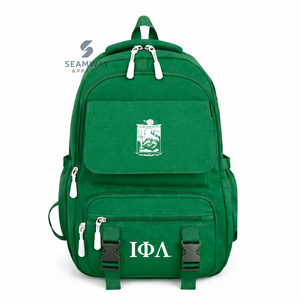 Mochila Iota Phi Lambda Sorority, mochila resistente de Cordura, elegante mochila para ordenador portátil, mochila para senderismo al aire libre - Product Image 1