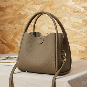 Genuine Leather High Quality Women's Fashion Tote Bags with Open & Zipper Closure Customizable Shoulder & Crossbody Bags - Product Image 6
