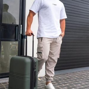 Men's <b>Cargo</b> Trousers Cotton Blend Multi Pocket Utility Pants Regular Fit Casual Outdoor Workwear Streetwear Everyday Fashion - Product Image 5