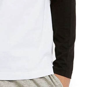 T-shirt classique à manches longues 100% coton pour homme Coupe régulière Idéal pour un usage quotidien décontracté Respirant - Product Image 6