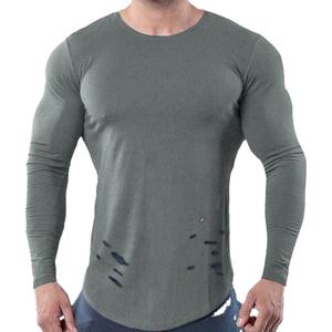 T-shirts pour hommes 100 % coton à manches longues, séchage rapide, écologiques, les plus vendus 2026 – Vente en gros à bas prix, design personnalisé - Product Image 6