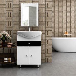 โต๊ะอ่างล้างหน้า Mezzo Collection สำหรับห้องน้ำ นำเข้าจากอินเดีย ราคาประหยัด - Product Image 1