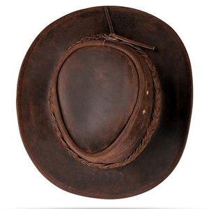 Premium Quality Leather <b>Hats</b> for <b>Men</b> and Women Adjustable Size Fur Material Customized for Casual <b>Winter</b> Leather Cowboy <b>Hats</b> - Product Image 1