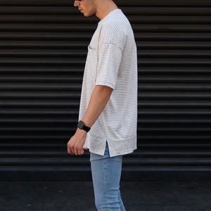 High Quality Oversized Drop Shoulder T-Shirt for Men Custom <b>Blank</b> 100% Cotton Street Wear Heavy Weight with Excellent Printing - Product Image 3
