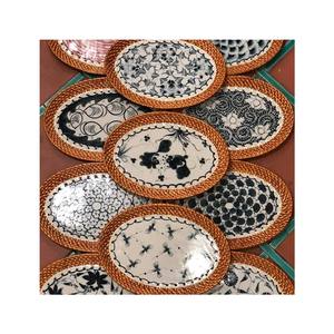 Artisan Handcrafted Eco Rattan | Woven Placemat Charger for Picnic & Garden <b>BBQ</b> - Product Image 1