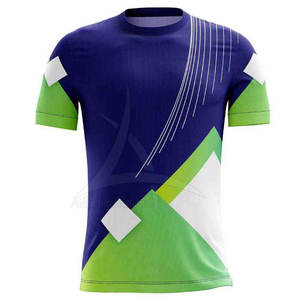 <b>Men</b> Full Dye Sublimation <b>T</b> <b>Shirt</b> Lightweight Performance Sports Apparel OEM ODM Service - Product Image 5