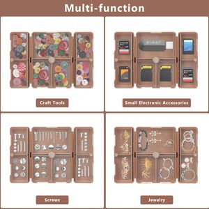 Portable 7-Compartments Daily Pill Organizer Folding Design Travel Pill Case for Vitamins Cod Liver Oil for Purse Pocket Storage - Product Image 3