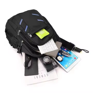 Customized Logo American Style <b>Canvas</b> School Backpack <b>Large</b> Capacity Travel Laptop <b>Bag</b> - Product Image 6