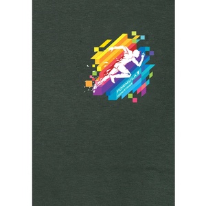 Sweat-shirt d'hiver en molleton vert uni pour homme Formula1 Industries 2026 - Imperméable et respirant - Product Image 3