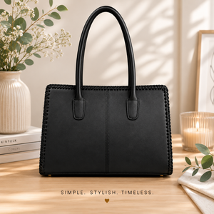 Sac fourre-tout en cuir suédé noir fait main avec clous et pompons, style western, sac à main tendance pour femme pour les voyages quotidiens - Product Image 3