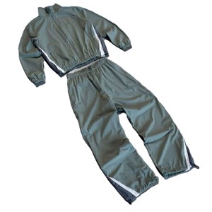 Premium Nylon Panel Work Windbreaker Set Custom Wholesale Factory Supplier USA Casual Winter Streetwear <b>Jacket</b> Pants Outfit - Product Image 2