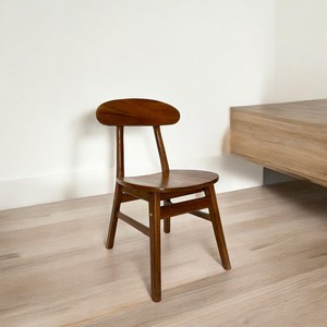 Chaise de salle à manger contemporaine élégante en bois massif avec accent en rotin Design naturel pour bureau à domicile salon meubles de cuisine - Product Image 2