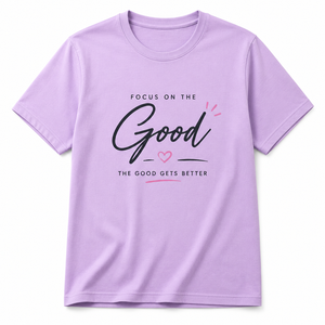 เสื้อยืดลำลองผู้หญิงสีลาเวนเดอร์ คอกลม แขนสั้น พิมพ์ลายตัวอักษร ผ้าฝ้าย 100% ระบายอากาศได้ดี ทรงเข้ารูป ใส่ได้ทุกฤดู - Product Image 5