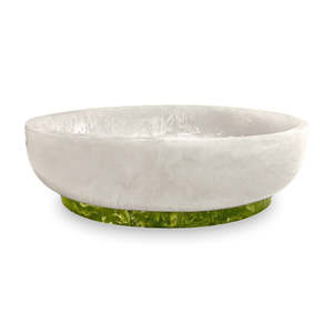 Bol en résine artisanal classique écologique brillant pour bibelots, bonbons, snacks ou objets divers - Product Image 5