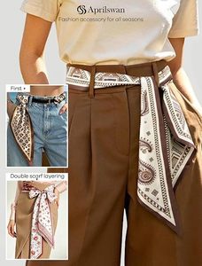 Bufanda Larga de Invierno para Mujer, de Poliéster, Diseño Sólido, Suave y Ligera, Accesorio de Moda de Lujo - Product Image 6
