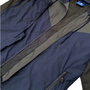 Nouvel ensemble de survêtement d'hiver pour homme, coupe-vent personnalisé avec logo sur le devant, imperméable, léger, en polyester et coton, pour activités de plein air - Product Image 6