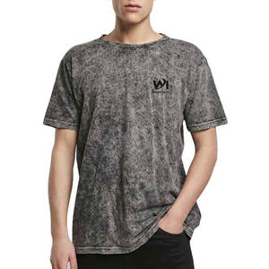 T-shirts pour hommes de haute qualité, confortables, effet délavé, coupe ample, dernier design, 100% coton, séchage rapide, T-shirt pour hommes effet délavé - Product Image 1